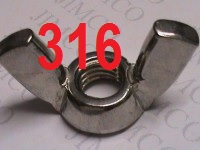 imperial UNC 316 Wing Nuts